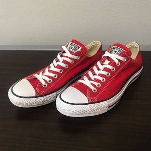 Converse All Star Red Low Tops